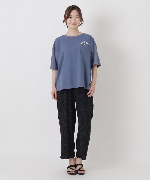 one'sterrace(ワンズテラス)の「【ひんやり】接触冷感 テーパードパンツ(その他パンツ・レディース・その他/ブラウン系8/ブラック系8・02)」の13枚目の写真