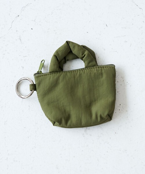coen（コーエン）の「【再入荷・新色登場】ロゴ刺繍ミニポーチキーホルダー（エコバッグ/サブバッグ・レディース・その他4/ブラック/オリーブ/シルバー/コバルトブルー/その他7・FREE）」の9枚目の写真