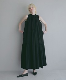 SLEEVELESS GATHERED ONE PIECE