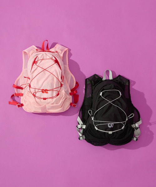 Casselini(キャセリーニ)の「Casselini(キャセリーニ)エアリーナイロンバックパック(バックパック/リュック・レディース・ブラック/ピンク・FREE)」の13枚目の写真