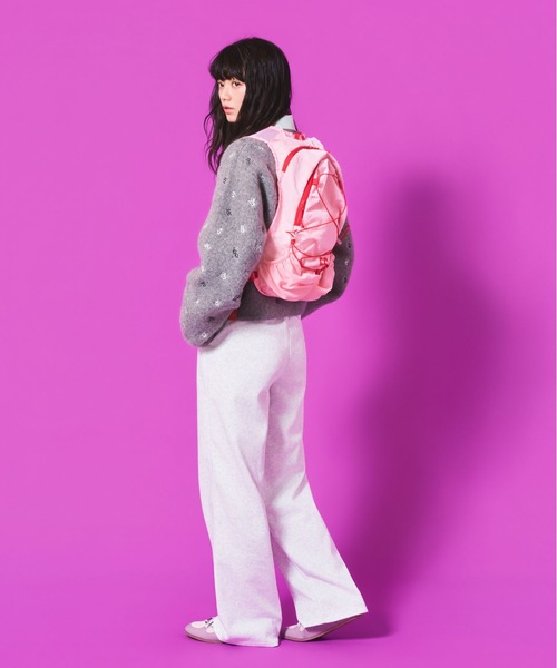 Casselini(キャセリーニ)の「Casselini(キャセリーニ)エアリーナイロンバックパック(バックパック/リュック・レディース・ブラック/ピンク・FREE)」の21枚目の写真