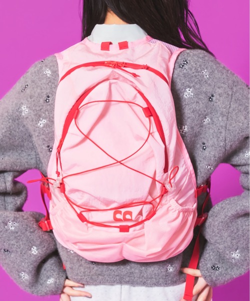 Casselini(キャセリーニ)の「Casselini(キャセリーニ)エアリーナイロンバックパック(バックパック/リュック・レディース・ブラック/ピンク・FREE)」の18枚目の写真
