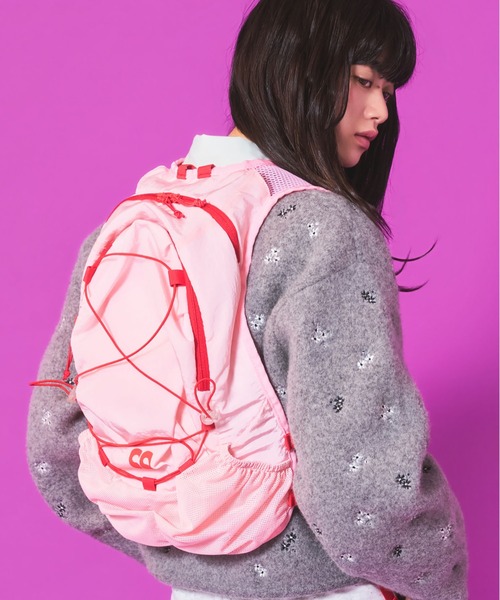 Casselini(キャセリーニ)の「Casselini(キャセリーニ)エアリーナイロンバックパック(バックパック/リュック・レディース・ブラック/ピンク・FREE)」の19枚目の写真