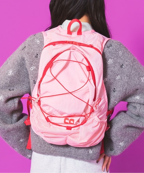 Casselini(キャセリーニ)の「Casselini(キャセリーニ)エアリーナイロンバックパック(バックパック/リュック・レディース・ブラック/ピンク・FREE)」の20枚目の写真