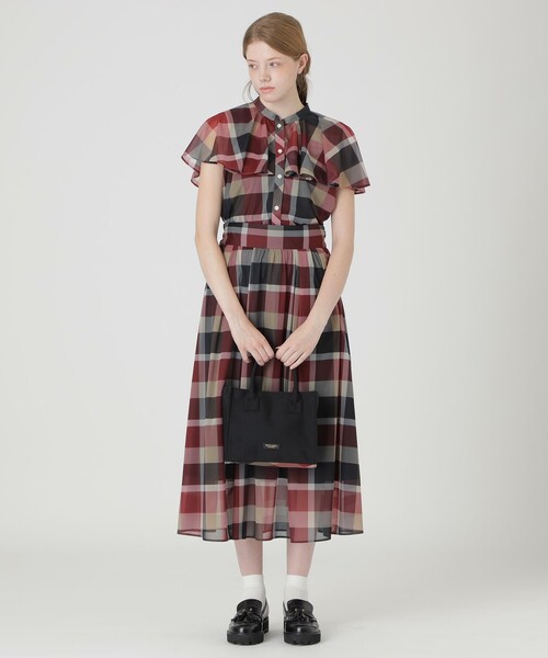 BLUE LABEL CRESTBRIDGE（ブルーレーベルクレストブリッジ）の「2WAYカジュアルミニトート（ショルダーバッグ・レディース・ブラック/ダークネイビー・FREE）」の4枚目の写真
