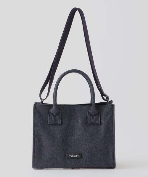 BLUE LABEL CRESTBRIDGE（ブルーレーベルクレストブリッジ）の「2WAYカジュアルミニトート（ショルダーバッグ・レディース・ブラック/ダークネイビー・FREE）」の11枚目の写真