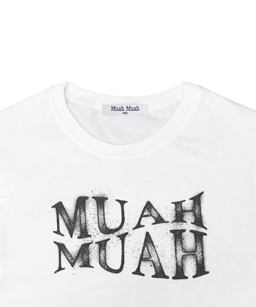 muahmuah（ムーアムーア）の「スプレーウェーブ 長袖Tシャツ [ホワイト]（Tシャツ/カットソー・レディース・その他・FREE）」の13枚目の写真