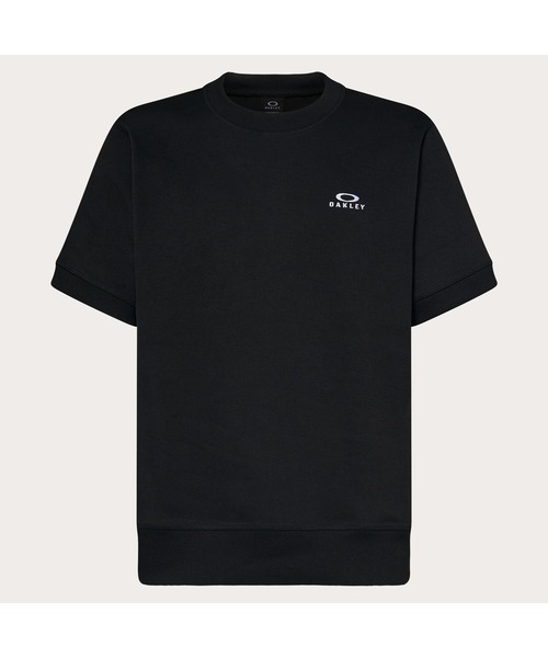 OAKLEY(オークリー)の「オークリー FOUNDATIONAL FLEECE S/S CREW 1.0 トップス/ スポーツ・トレーニング/OAKLEY(その他トップス・メンズ・ブラック・L/M/S)」の6枚目の写真