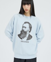 【Healthknit/ヘルスニット】クラシックスウェット クルーネック長袖/ベートーヴェン/ブラームス/スウェット