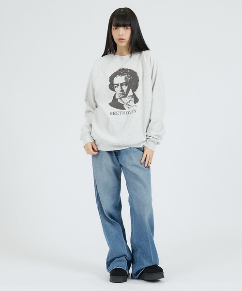 Healthknit(ヘルスニット)の「【Healthknit/ヘルスニット】クラシックスウェット クルーネック長袖/ベートーヴェン/ブラームス/スウェット(スウェット・レディース・ブルー系その他/グレー系その他2/グレー系その他/ブルー系その他2・M/L)」の19枚目の写真