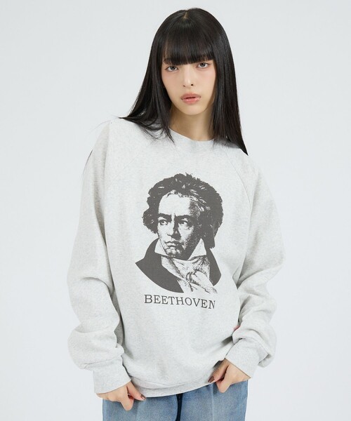 Healthknit(ヘルスニット)の「【Healthknit/ヘルスニット】クラシックスウェット クルーネック長袖/ベートーヴェン/ブラームス/スウェット(スウェット・レディース・ブルー系その他/グレー系その他2/グレー系その他/ブルー系その他2・M/L)」の21枚目の写真