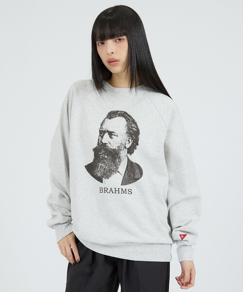 Healthknit(ヘルスニット)の「【Healthknit/ヘルスニット】クラシックスウェット クルーネック長袖/ベートーヴェン/ブラームス/スウェット(スウェット・レディース・ブルー系その他/グレー系その他2/グレー系その他/ブルー系その他2・M/L)」の6枚目の写真