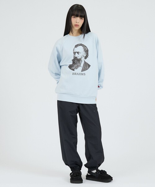 Healthknit(ヘルスニット)の「【Healthknit/ヘルスニット】クラシックスウェット クルーネック長袖/ベートーヴェン/ブラームス/スウェット(スウェット・レディース・ブルー系その他/グレー系その他2/グレー系その他/ブルー系その他2・M/L)」の9枚目の写真