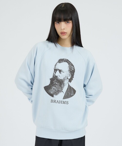 Healthknit(ヘルスニット)の「【Healthknit/ヘルスニット】クラシックスウェット クルーネック長袖/ベートーヴェン/ブラームス/スウェット(スウェット・レディース・ブルー系その他/グレー系その他2/グレー系その他/ブルー系その他2・M/L)」の10枚目の写真