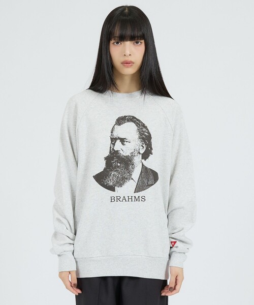 Healthknit(ヘルスニット)の「【Healthknit/ヘルスニット】クラシックスウェット クルーネック長袖/ベートーヴェン/ブラームス/スウェット(スウェット・レディース・ブルー系その他/グレー系その他2/グレー系その他/ブルー系その他2・M/L)」の13枚目の写真