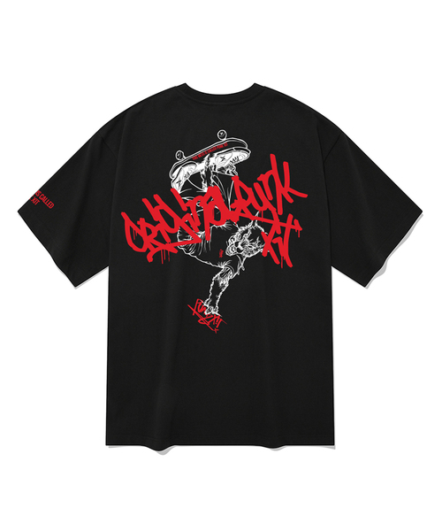 SPITXIT（スピットシット）の「スピットシット x オリジナルパンク パンクトリック 半袖Tシャツ 5カラー（Tシャツ/カットソー・メンズ・ブラック/ネイビー/ホワイト/グレー/ベージュ・MEDIUM/SMALL/LARGE/X-LARGE）」の2枚目の写真