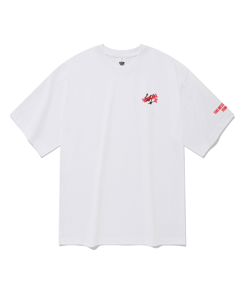SPITXIT（スピットシット）の「スピットシット x オリジナルパンク パンクトリック 半袖Tシャツ 5カラー（Tシャツ/カットソー・メンズ・ブラック/ネイビー/ホワイト/グレー/ベージュ・MEDIUM/SMALL/LARGE/X-LARGE）」の6枚目の写真