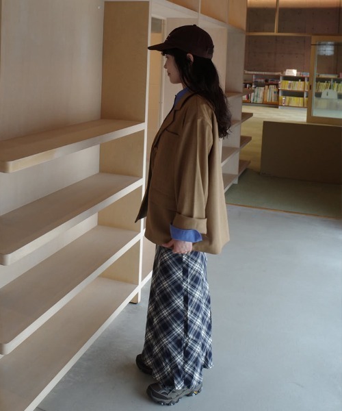 SallyLunn(サリーラン)の「【azusa×SallyLunn】Relaxed Tailored Jacket / リラックステーラードジャケット(テーラードジャケット・レディース・ダークブラウン/ブラウン・FREE)」の10枚目の写真