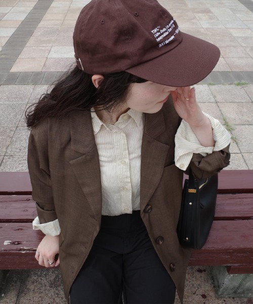 SallyLunn(サリーラン)の「【azusa×SallyLunn】Relaxed Tailored Jacket / リラックステーラードジャケット(テーラードジャケット・レディース・ダークブラウン/ブラウン・FREE)」の16枚目の写真