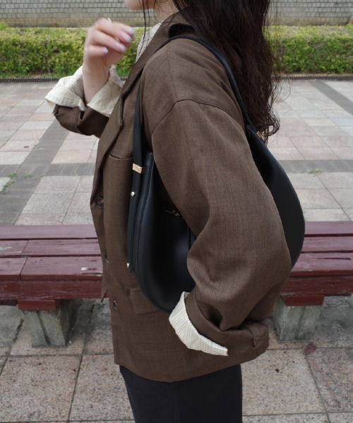 SallyLunn(サリーラン)の「【azusa×SallyLunn】Relaxed Tailored Jacket / リラックステーラードジャケット(テーラードジャケット・レディース・ダークブラウン/ブラウン・FREE)」の17枚目の写真
