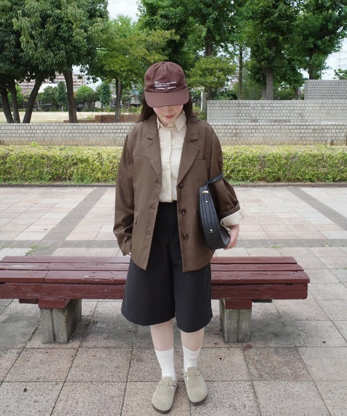 SallyLunn(サリーラン)の「【azusa×SallyLunn】Relaxed Tailored Jacket / リラックステーラードジャケット(テーラードジャケット・レディース・ダークブラウン/ブラウン・FREE)」の13枚目の写真