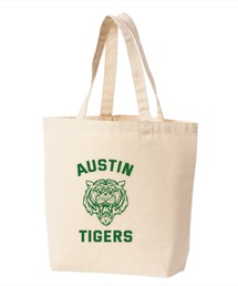 Ol' Basics(オール・ベーシックス) トートバッグ キャンバス タイガーイラスト カレッジ ロゴ プリント 鞄 BAG アメカジ メンズ レディース ユニセックス Sサイズ
