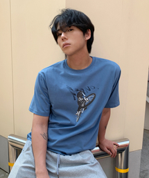 FERNOV（ペルノブ）の「FNレーサー半袖Tシャツブルー（Tシャツ/カットソー）」