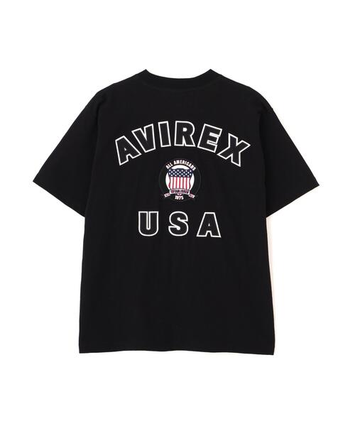 AVIREX(アヴィレックス)の「SIGNATURE VARSITY LOGO T-SHIRT / シグネチャーバーシティー ロゴ 半袖Tシャツ / AVIREX / アヴィレックス(Tシャツ/カットソー・メンズ・ホワイト/ブラック/レッド/ブルー・MEDIUM/LARGE/X-LARGE/XX-LARGE)」の9枚目の写真