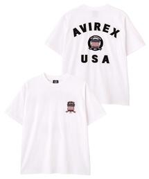 SIGNATURE VARSITY LOGO T-SHIRT / シグネチャーバーシティー ロゴ 半袖Tシャツ / AVIREX / アヴィレックス