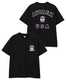 SIGNATURE VARSITY LOGO T-SHIRT / シグネチャーバーシティー ロゴ 半袖Tシャツ / AVIREX / アヴィレックス