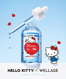 WELLAGE（ウェラージュ）の「【NEW】【WELLAGE/ウェラージュ】HAブルーセラム100 ハローキティ エディション（60ml）ハローキティ キーキャップキーリング付き（美容液/オイル/クリーム）」