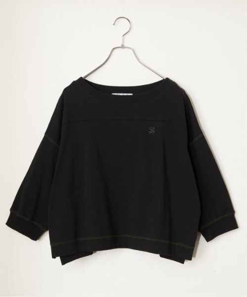 LBC(エルビーシー)の「コットンリブフットボール七分袖Tシャツ(Tシャツ/カットソー・レディース・ホワイト/ブラック/パープル・M/L)」の10枚目の写真