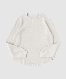 is-ness（イズネス）の「is-ness / イズネス Thermal Henley Long-sleeve Shirt（Tシャツ/カットソー）」