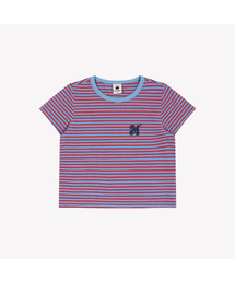 ソフリー ストライプ クロップ 半袖Tシャツ_40943TS