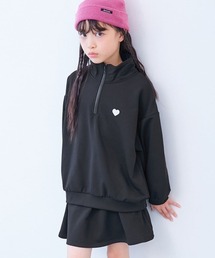 devirock（デビロック）の「【イージーウォッシュ】裏毛 ガールズデザイン セットアップ(インパンツ付き)（セットアップ）」