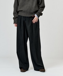 FLANNEL 2 TUCK SLACKS / フランネル2タックスラックス