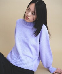 cloenc | 【美フォルム】ラメハイネックニット(ニット/セーター)
