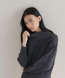ラメハイネックニット 10色展開