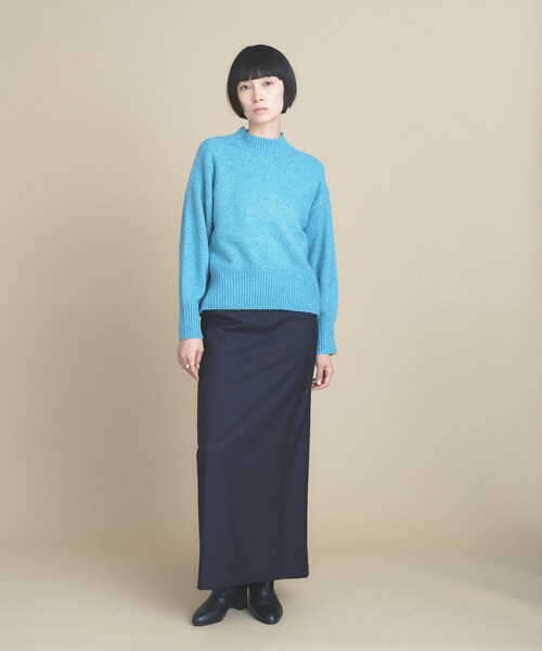 cloenc(クロエンス)の「【美フォルム】ラメハイネックニット(ニット/セーター・レディース・ブルーグリーン/ワインレッド/ボルドー/グレー系その他7/ベージュ系その他7/オフホワイト/パープル系1・02)」の15枚目の写真