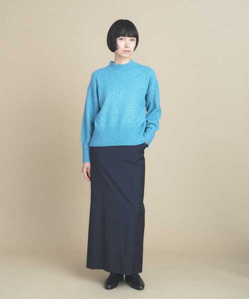 cloenc(クロエンス)の「【美フォルム】ラメハイネックニット(ニット/セーター・レディース・ブルーグリーン/ワインレッド/ボルドー/グレー系その他7/ベージュ系その他7/オフホワイト/パープル系1・02)」の16枚目の写真