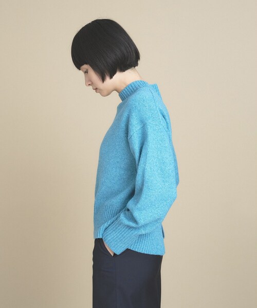 cloenc(クロエンス)の「【美フォルム】ラメハイネックニット(ニット/セーター・レディース・ブルーグリーン/ワインレッド/ボルドー/グレー系その他7/ベージュ系その他7/オフホワイト/パープル系1・02)」の19枚目の写真