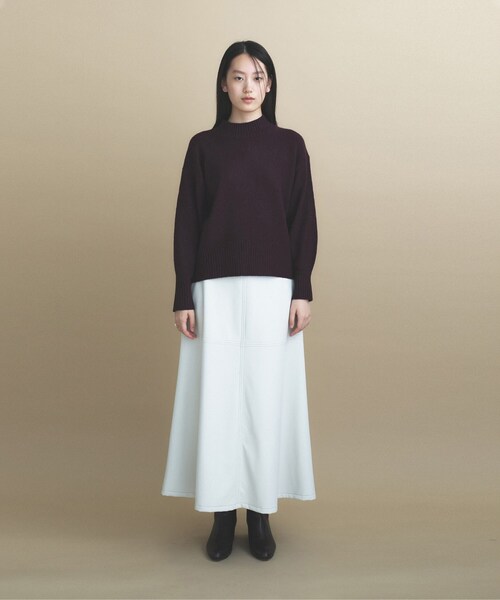 cloenc(クロエンス)の「【美フォルム】ラメハイネックニット(ニット/セーター・レディース・ブルーグリーン/ワインレッド/ボルドー/グレー系その他7/ベージュ系その他7/オフホワイト/パープル系1・02)」の22枚目の写真