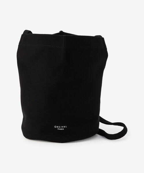ORCIVAL（オーシバル）の「ORCIVAL | ツイル ショルダーバッグ UNISEX（ショルダーバッグ・レディース・ブラック/イエロー系その他/ブラウン系その他・-）」の2枚目の写真