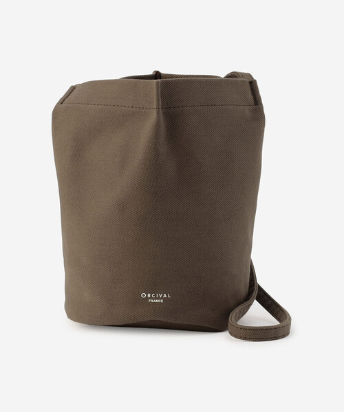 ORCIVAL（オーシバル）の「ORCIVAL | ツイル ショルダーバッグ UNISEX（ショルダーバッグ・レディース・ブラック/イエロー系その他/ブラウン系その他・-）」の12枚目の写真