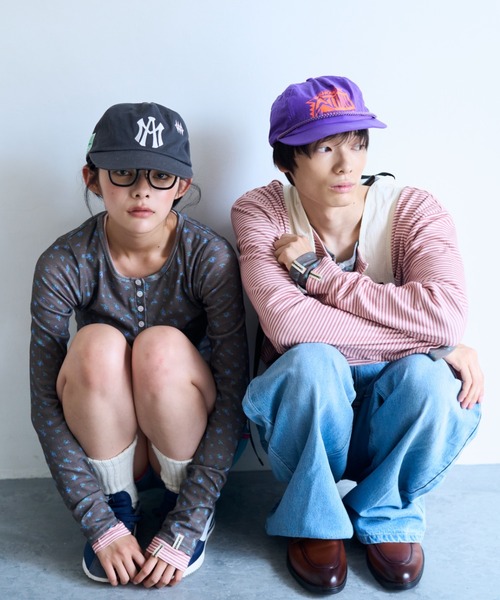 common gull products.(コモンガルプロダクツ)の「ひとえふたえパックロンtee(Tシャツ/カットソー・レディース・パープル系/チャコール/レッド系/ミント/ネイビー/サックスブルー・SMALL/MEDIUM/LARGE)」の12枚目の写真
