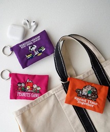 PEANUTS（ピーナッツ）の「"11"≪Vintage PEANUTS≫カラビナ付き バイカラー ミニ マルチポーチ（ポーチ）」
