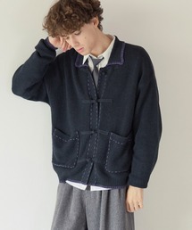 《UNISEX》チャイナポロニット