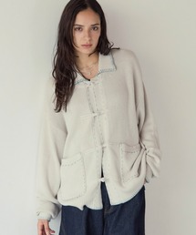 《UNISEX》チャイナポロニット