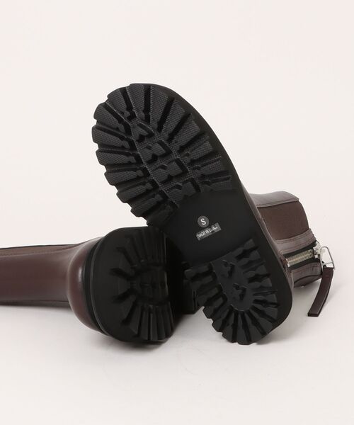 ZUCCa（ズッカ）の「SIDE GORE BOOTS（スニーカー・レディース・ブラウン/ブラック・L size/M size/S size）」の4枚目の写真