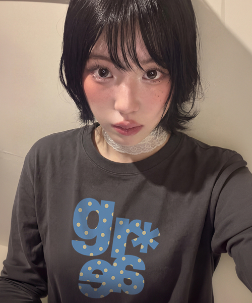 GRAVER（グレーバー）の「[UNISEX]GRAE-S DOT ロングスリーブ Tシャツ_5color（Tシャツ/カットソー・レディース・ホワイト・SMALL/MEDIUM/LARGE）」の7枚目の写真